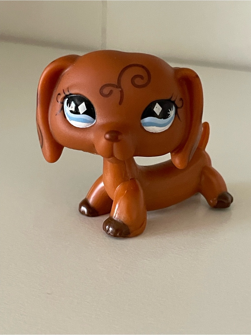RARE Vintage 2006 littlest pet shop dog with magnet